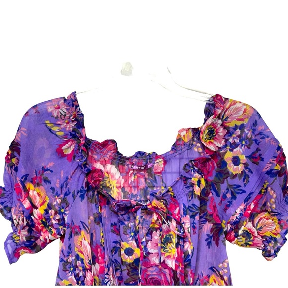 385 - FLORAL BLOUSE MEDIUM - Picture 9 of 16